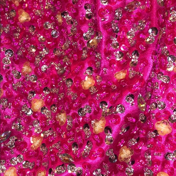 Poofy Pink Prom Dress - Picture 5 of 7